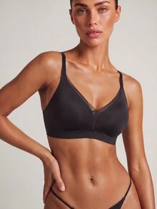 Barelissa 2PCS Seamless Invisible Minimalist Comfortable Women's Lingerie, Mesh Design Minimalist Fashion Women's Bra - Multicolor - View 6
