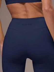 Musera Sport 女款交叉背上衣與緊身褲運動套裝，適合健身房、健身、瑜伽、皮拉提斯及日常休閒穿著 - 紫色 - 查看 6
