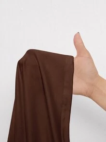 SHEIN Tall 女款三件組圓領休閒修身長袖T恤套裝 春秋冬 高身長 開學季 黑色 灰色 白色 - 彩色 - 查看 11