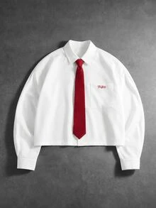 PAVTROS Men's Plus Size Minimalist Long Sleeve Pocket Shirt - White - View 3
