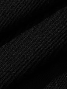 DAZY Women's Lace Patchwork Split Design Fashion Versatile Skirt - Black - View 7