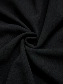 Miaspire Set Jaket dan Rok Dekorasi Bunga 3D untuk Wanita Paruh Baya dan Lansia - Hitam - View 7