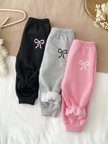 SHEIN 3件組女嬰褲裝 - 彩色 - 查看 4