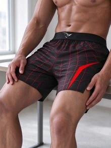Gym Rark 男士運動短褲，戶外休閒，跑步與健身 - 黑色 - 查看 8