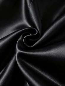 GlowEve CURVE Plus Size Elegant Ruffle Trim Blouse - Black - View 4