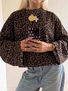 SHEIN EZwear 海外長袖巧克力條紋襯衫，秋季上衣，適合日常通勤、聚會、秋冬/夏季、聖誕節、新年、感恩節、派對、婚禮、海灘、畢業典禮、優雅、外出、約會、通勤、情人節、優雅、度假、Y2K、畢業典禮等場合 - 白色 - 查看 6