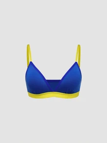 Chillnights Women's Colorful Contrast Color Bra 2pcs/Set - Multicolor - View 3