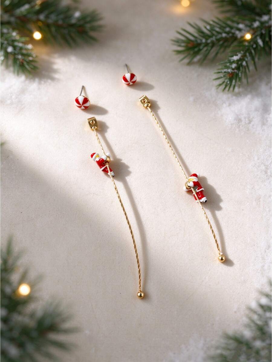 Livesso Women's Fashion Stud Earrings, Versatile For Daily Wear - Gold - View 1