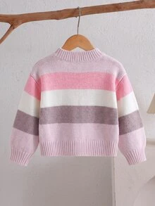Cozy Pixies 女嬰針織開襟毛衣，蝴蝶結裝飾，可愛休閒，柔軟舒適百搭，適合派對、度假，杏色秋季開襟毛衣 - 彩色 - 查看 2