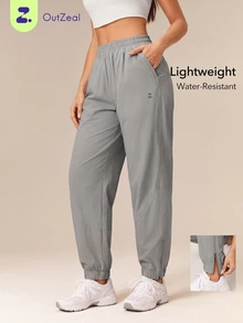 OutZeal Women Outdoor Pants Hiking Camping Water-Resistant Lightweight Joggers - Grey - View 1