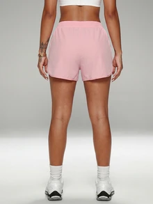 SHEIN Velisys 2pcs Women's Solid Color Casual Daily Travel Sports Shorts - Multicolor - View 8