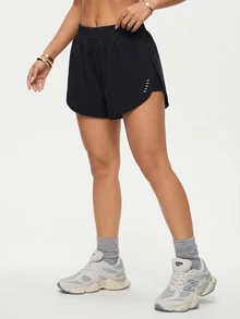 SHEIN Velisys 2pcs Women's Solid Color Casual Daily Travel Sports Shorts - Multicolor - View 5