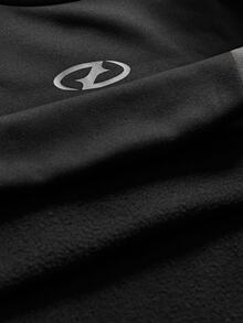 AXEPEAK Sweatshirt Pullover Pria Lengan Panjang Kerah Bulat Potongan Longgar - Hitam - View 6