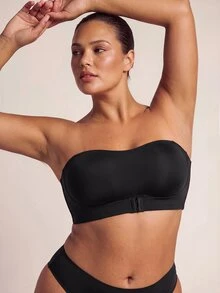 Barelissa Summer Strapless Anti-Slip Anti-Fall Bandeau Bra With Free Invisible Shoulder Straps, 4pcs/Set - Multicolor - View 6
