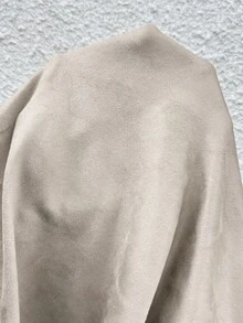 SHEIN Clasi 大尺碼女款瀑布領長袖開襟夾克外套 秋季辦公室棕色優雅商務休閒 - 杏色 - 查看 9
