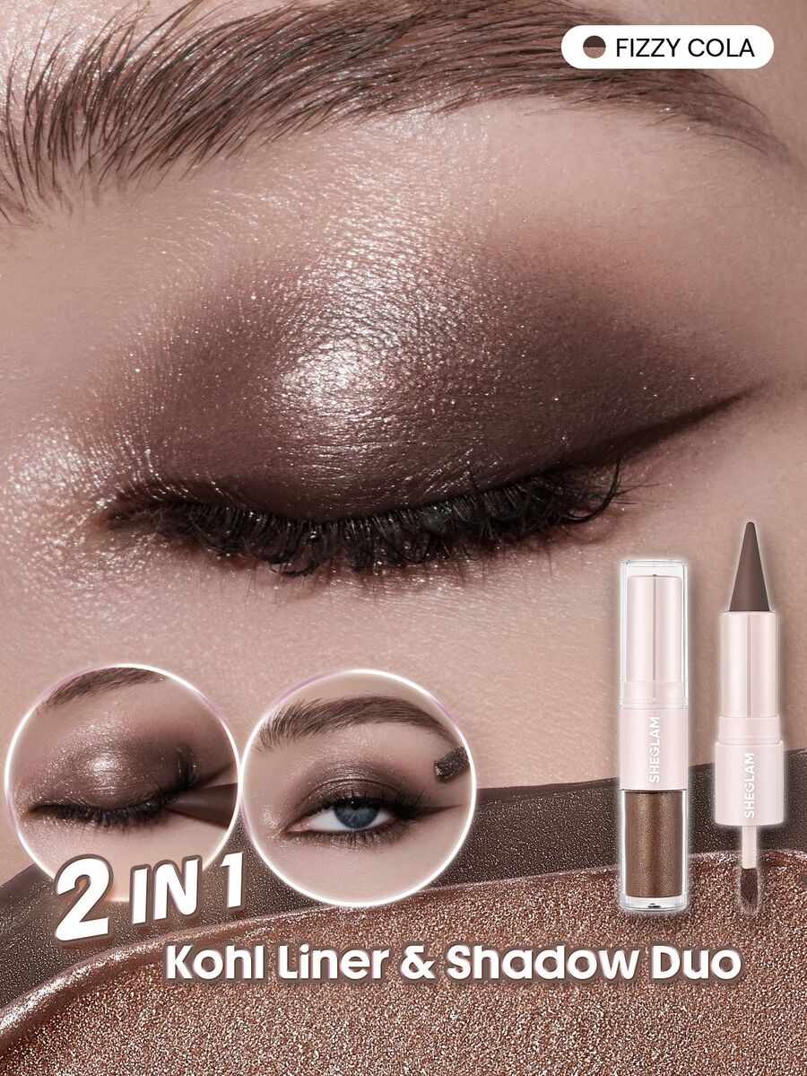 SHEGLAM Spark Switch Kohl Liner & Shadow Duo-Fizzy Cola Brand Beauty ...