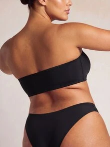 Barelissa Summer Strapless Anti-Slip Anti-Fall Bandeau Bra With Free Invisible Shoulder Straps, 4pcs/Set - Multicolor - View 2