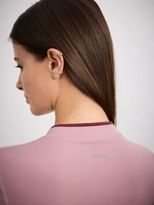 Nöista Activewear Long Sleeves Top With Chinese Buttons - Dusty Purple - View 6