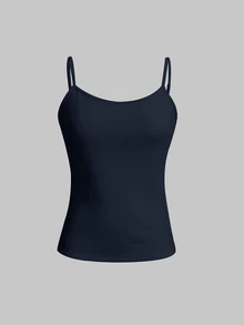 SHEIN EZwear 3件組女款背心與細肩帶上衣 - 彩色 - 查看 10