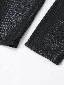 Editum Women's Casual Versatile Daily Wear Long Pants - Black - View 9