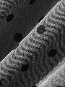 Dazy Kids Girls Polka Dot Vest Dress, New Spring/Autumn Sleeveless Dress, Stylish - Grey - View 8