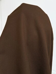 Shapeblank 女款大尺碼秋冬時尚休閒寬鬆舒適收腳長褲，彈性腰頭（棕色），秋季穿搭下身褲子 - 棕色 - 查看 8