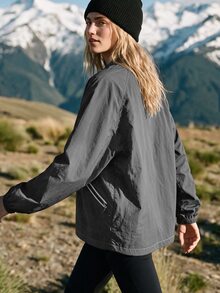 WanderVale Women's Outdoor Casual Jacket - Grey - View 2