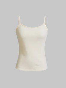 SHEIN EZwear 3件組女款背心與細肩帶上衣 - 彩色 - 查看 3