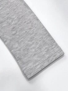 Rina Fox Women's Fashion Korean Style Long Sleeve T-Shirt, Versatile For Daily Wear - Grey - View 8