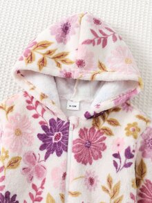 Cozy Pixies 女嬰拉鍊半開襟連帽衛衣與長褲套裝 - 彩色 - 查看 4