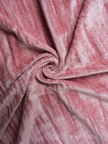 EastFlair Women's Flocked Frog Button Elegant Long Sleeve Top - Coral Pink - View 14