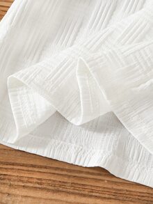Souflis Souflis 男嬰深灰色馬匹印花夏季提花 Polo 領短袖短褲兩件套 - 灰色 - 查看 6