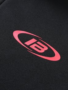 PAVTROS 男士休閒寬鬆時尚街頭運動拼接配色長袖夾克外套，秋季 - 黑色 - 查看 5