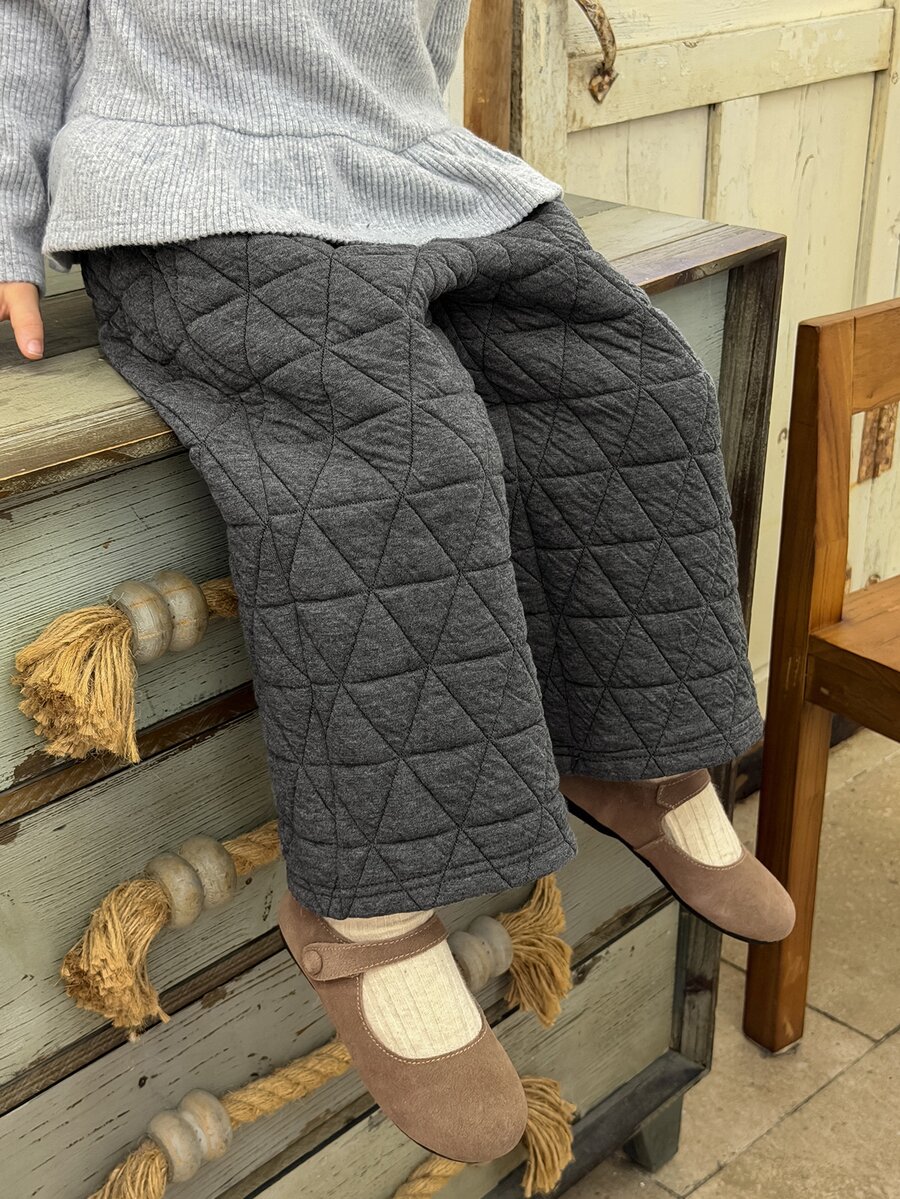 Dazy Kids Infant/Toddler (Girl) Casual Loose Korean Style Bottoms - Grey - View 1