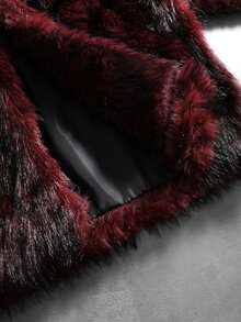 Manfinity Roghcode Men's Fashion Versatile Winter Faux Fur Coat - Purple - View 4