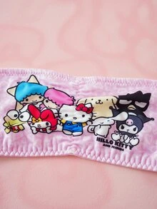 HELLO KITTY AND FRIENDS | SHEIN حمالة صدر بدون حمالات بطبعة كرتونية كاجوال للاستخدام اليومي للنساء - وردي - مشاهدة 10