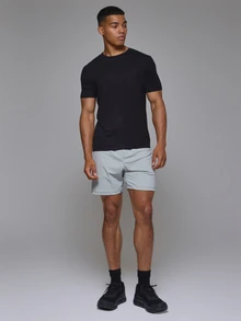 Musero Sport Printed Muscle Fit Gym Tshirt Autum Winter Sports Activewear - Black - View 2