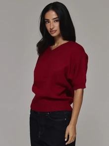MUSERA Women Sweaters - Red - View 4