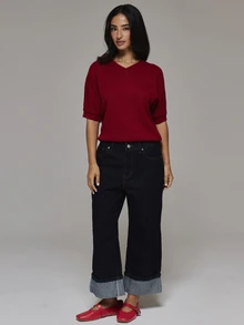 MUSERA Women Sweaters - Red - View 3