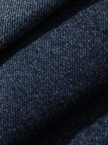 Dazy Plus Washed Blue Distressed Relaxed Straight Leg Long Jeans, Versatile Plus Size For Spring/Summer - Dark Wash - View 6