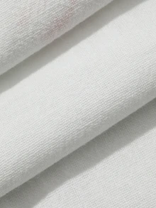 DAZY Women's Long Sleeve Top And Pants Casual Daily Home Sleepwear Set - White - View 9