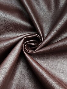 Editum Women's Solid Color Double Pocket Cinched Cinched Waist Zipper Front Long Sleeve Jacket - Mocha Brown - View 9