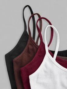 Tseoso 4PCS Women Tank Tops & Camis - Multicolor - View 11