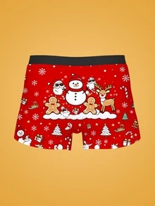 Notgurli Men's Fashion Printed Boxer Briefs (1pc Set) - Multicolor - View 2