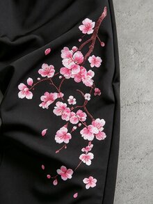 RISE LYT 男士字母印花運動服套裝 - 黑色 - 查看 3