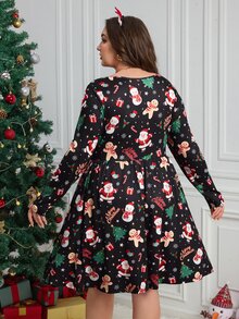 SHEIN CURVE+ Plus Size Fashion Black Autumn Pocket Women's Clothing ...