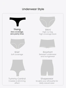 GLOWMODE 5-Pack Weekend Mode V-Cut Low-Rise Seamless Thongs Daily Casual Wear - Multicolor - View 7