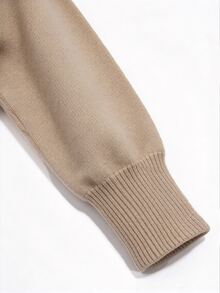 SHEIN Women Sweater Co-Ords - Khaki - View 7