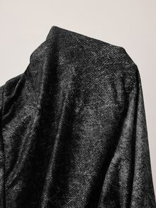 Enliva 女款大尺碼高腰寬腿長褲 - 深灰色 - 查看 7
