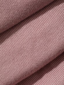 DAZY Women's Solid Color Single-Breasted Long Sleeve Top And Pants Pajama Set - Pink - View 7